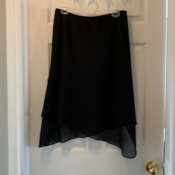 Mandy Evans Black Asymmetrical Skirt - Picture 1 of 9